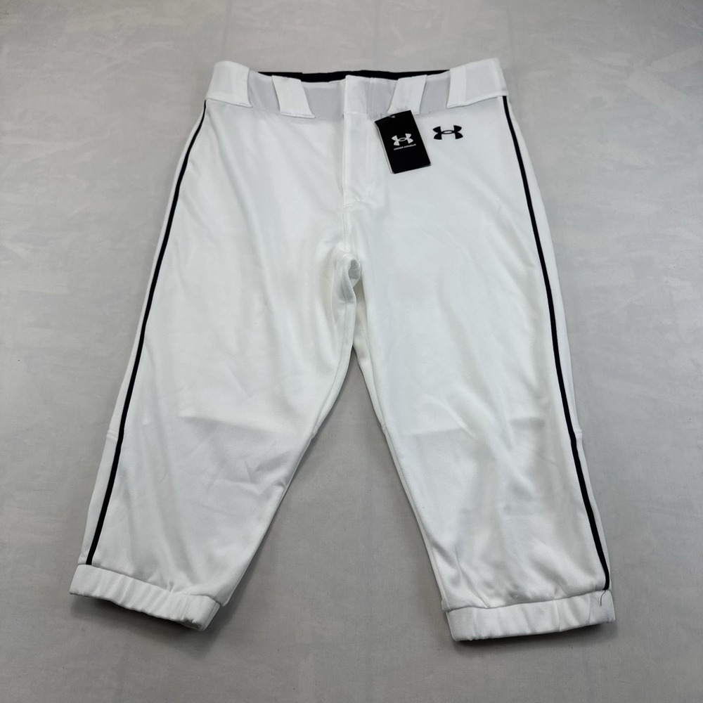 Under Armour Womens M White Softball Baseball Knicker Pants NWT
